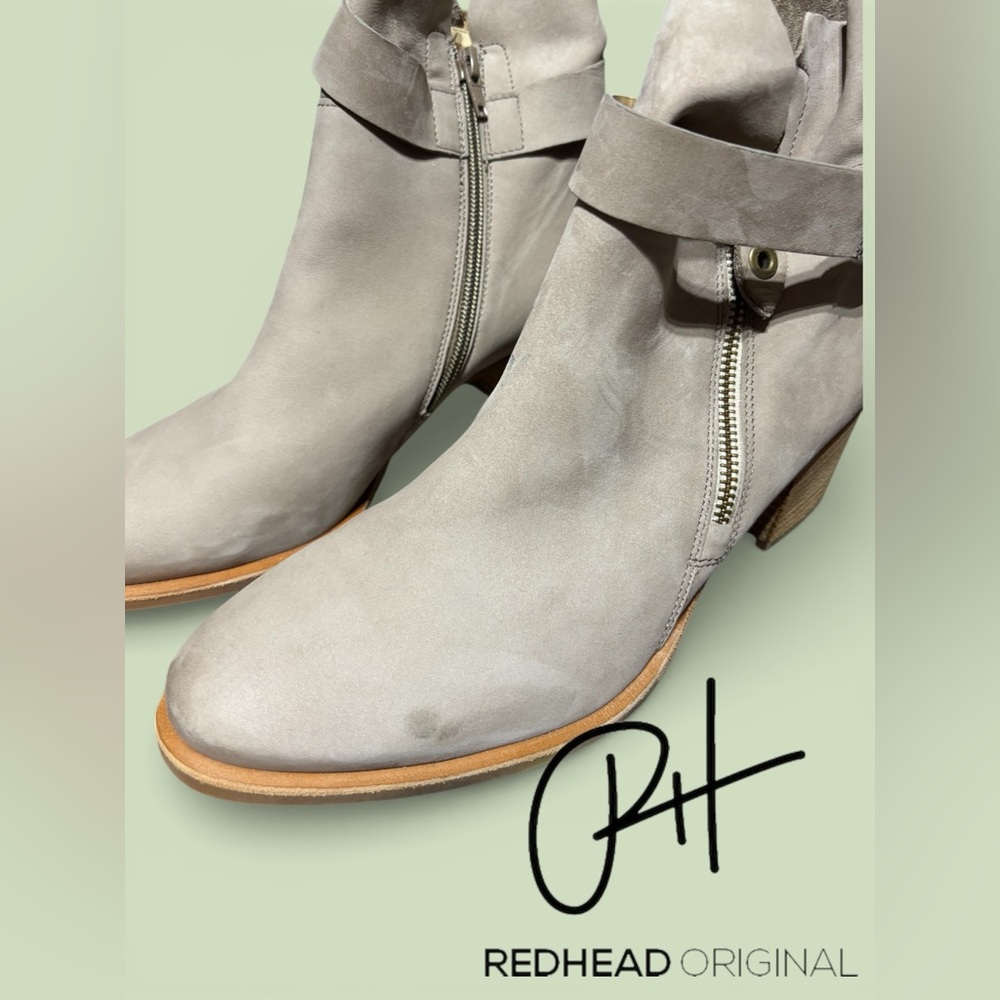 Women's Gray Ankle Boots Suede Paul Green size 7 AUS/ US 9.5 NWT